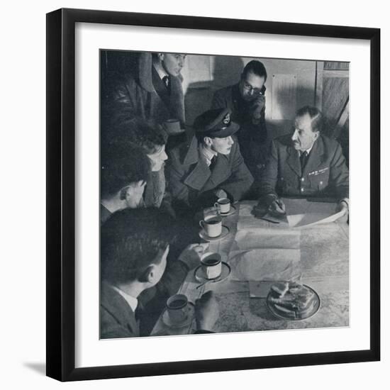 'The raid is over, but the crew's task is not yet finished', 1941-Unknown-Framed Photographic Print