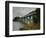 The Railroad Bridge at Argenteuil-Claude Monet-Framed Giclee Print