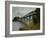 The Railroad Bridge at Argenteuil-Claude Monet-Framed Giclee Print