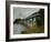 The Railroad Bridge at Argenteuil-Claude Monet-Framed Giclee Print