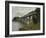 The Railroad Bridge in Argenteuil, 1873-1874-Claude Monet-Framed Giclee Print