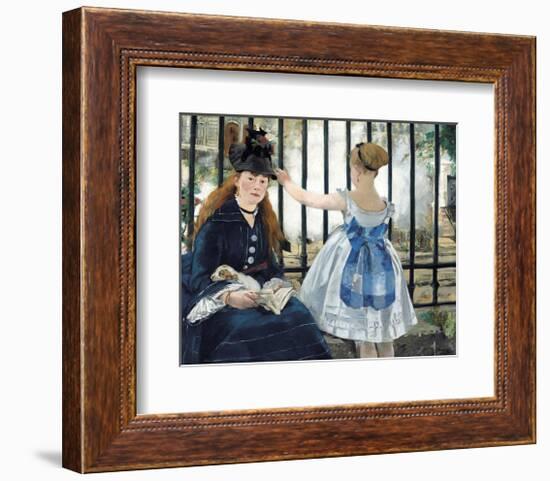 The Railway, 1873-Edouard Manet-Framed Giclee Print