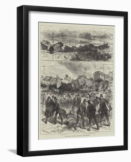 The Railway Accident at Downton, Near Salisbury-Melton Prior-Framed Giclee Print