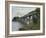 The Railway Bridge at Argenteuil, c.1873-1874-Claude Monet-Framed Premium Giclee Print