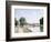 The Railway Bridge, Pontoise, C.1873-Camille Pissarro-Framed Giclee Print