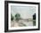 The Railway Bridge, Pontoise-Camille Pissarro-Framed Giclee Print