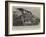 The Railway Disaster Near Brussels, the Wreck of the Express Engine-null-Framed Giclee Print