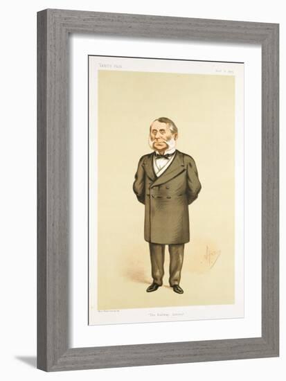 The Railway Interest, 1875-Carlo Pellegrini-Framed Giclee Print