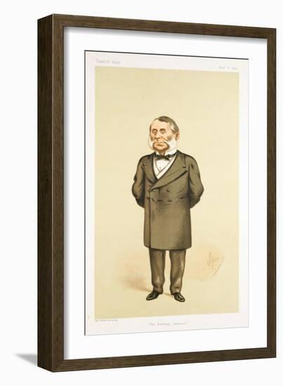 The Railway Interest, 1875-Carlo Pellegrini-Framed Giclee Print