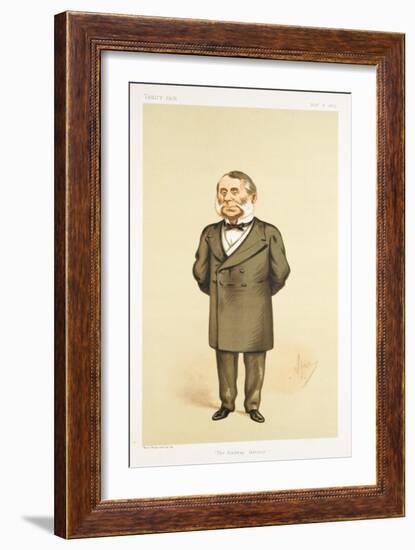 The Railway Interest, 1875-Carlo Pellegrini-Framed Giclee Print