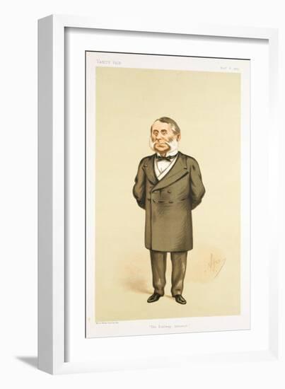 The Railway Interest, 1875-Carlo Pellegrini-Framed Giclee Print