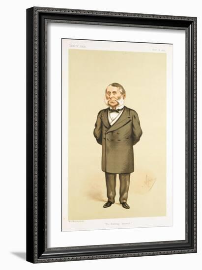 The Railway Interest, 1875-Carlo Pellegrini-Framed Giclee Print