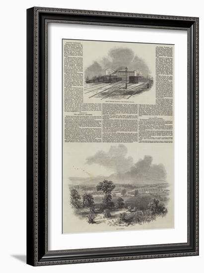 The Railway Progress-null-Framed Giclee Print