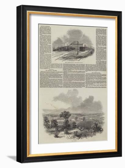 The Railway Progress-null-Framed Giclee Print