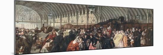 The Railway Station, 1862-William Powell Frith-Mounted Giclee Print