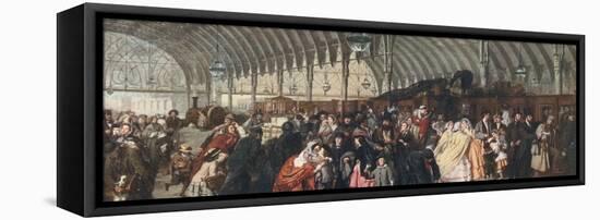 The Railway Station, 1862-William Powell Frith-Framed Premier Image Canvas