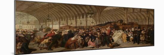 The Railway Station, 1863 (Oil on Canvas)-William Powell Frith-Mounted Giclee Print