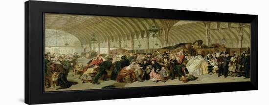 The Railway Station, 1863-William Powell Frith-Framed Giclee Print