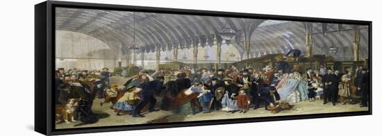 The Railway Station, 1866-William Powell Frith-Framed Premier Image Canvas