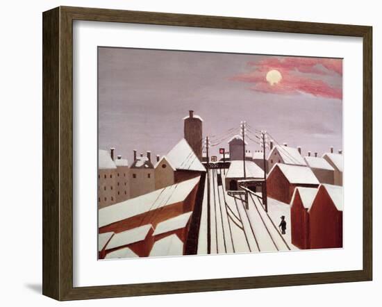 The Railway-Henri Rousseau-Framed Giclee Print