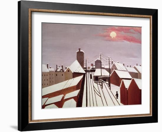 The Railway-Henri Rousseau-Framed Giclee Print