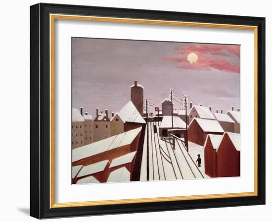 The Railway-Henri Rousseau-Framed Giclee Print