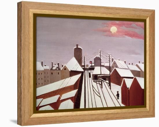 The Railway-Henri Rousseau-Framed Premier Image Canvas