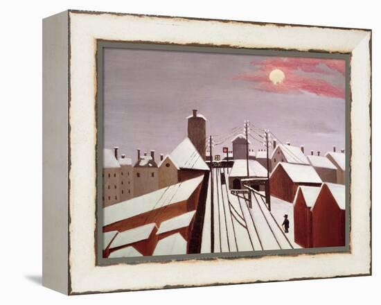 The Railway-Henri Rousseau-Framed Premier Image Canvas