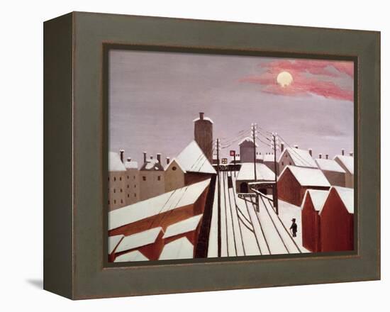 The Railway-Henri Rousseau-Framed Premier Image Canvas