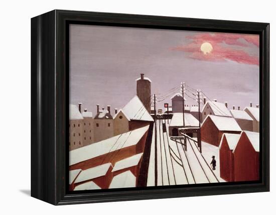 The Railway-Henri Rousseau-Framed Premier Image Canvas