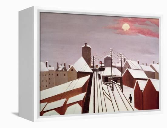 The Railway-Henri Rousseau-Framed Premier Image Canvas