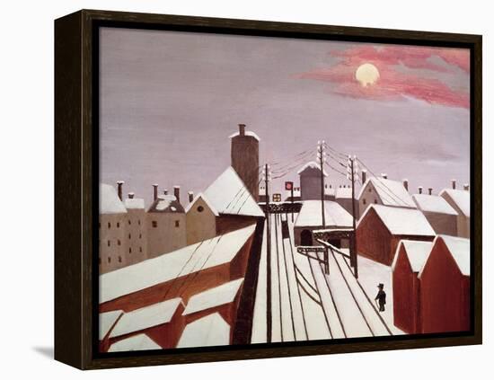 The Railway-Henri Rousseau-Framed Premier Image Canvas