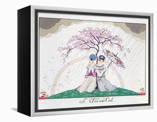 The Rainbow, Engraved by Henri Reidel, 1920-Georges Barbier-Framed Premier Image Canvas