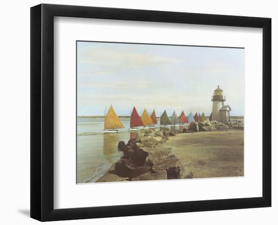 The Rainbow Fleet-H^ Marshall Gardiner-Framed Art Print