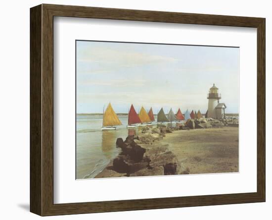 The Rainbow Fleet-H^ Marshall Gardiner-Framed Art Print