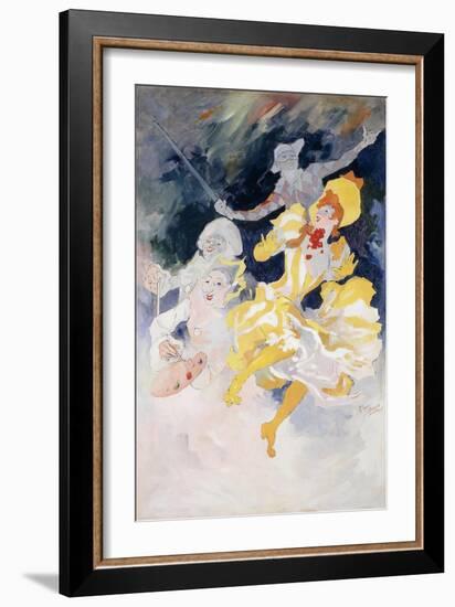 The Rainbow; L'Arc En Ciel, C.1894-Jules Chéret-Framed Giclee Print