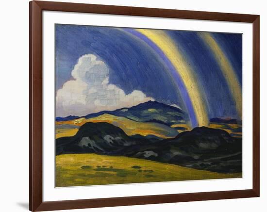 The Rainbow, Wales-Derwent Lees-Framed Giclee Print