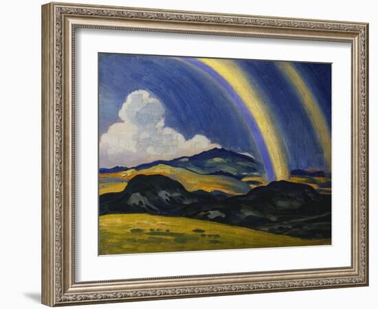 The Rainbow, Wales-Derwent Lees-Framed Giclee Print