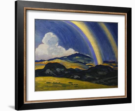 The Rainbow, Wales-Derwent Lees-Framed Giclee Print