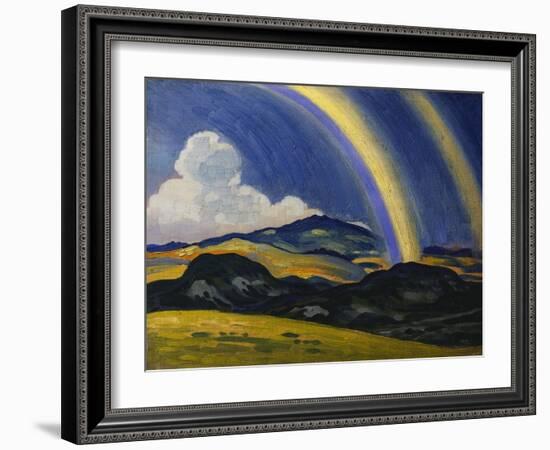 The Rainbow, Wales-Derwent Lees-Framed Giclee Print