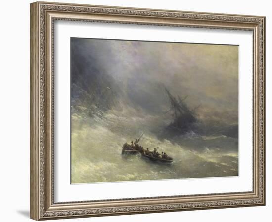 The Rainbow-Ivan Konstantinovich Aivazovsky-Framed Giclee Print