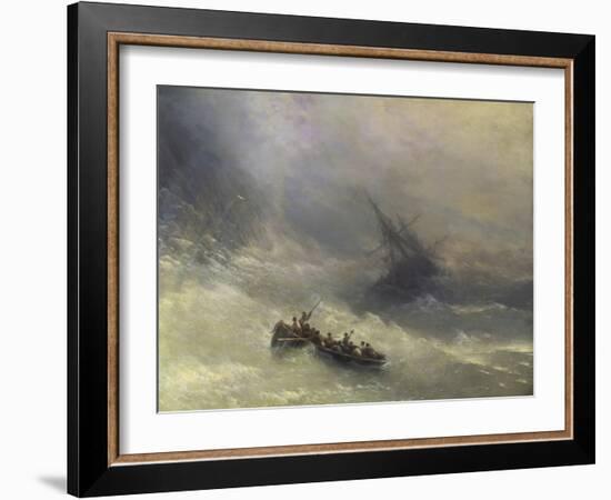 The Rainbow-Ivan Konstantinovich Aivazovsky-Framed Giclee Print