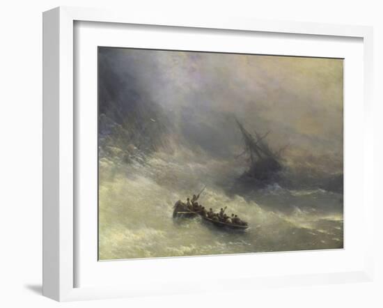 The Rainbow-Ivan Konstantinovich Aivazovsky-Framed Giclee Print