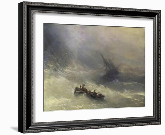 The Rainbow-Ivan Konstantinovich Aivazovsky-Framed Giclee Print