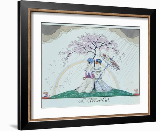 The Rainbow-Georges Barbier-Framed Giclee Print