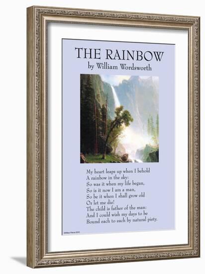 The Rainbow-null-Framed Art Print