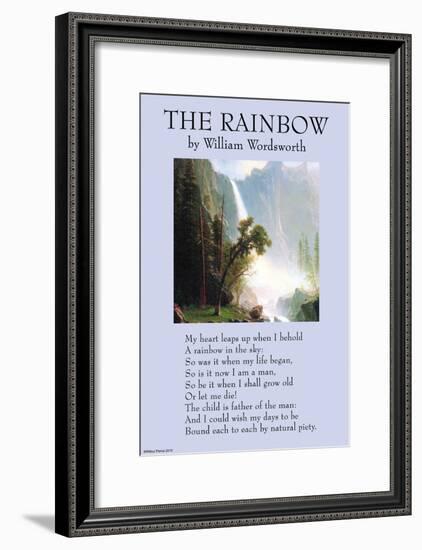 The Rainbow-null-Framed Art Print