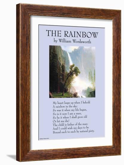 The Rainbow-null-Framed Art Print