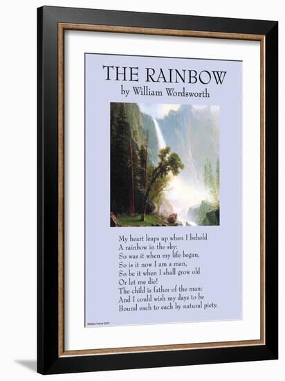 The Rainbow-null-Framed Art Print