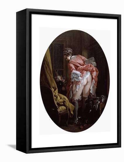 The Raised Skirt, 1742-François Boucher-Framed Premier Image Canvas